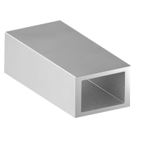 Труба алюминиевая прямоугольная фото