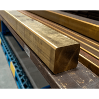 Квадрат бронзовый ДКВНТ 11x11 мм БрХ1 ГОСТ 1628-2019