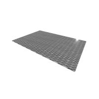 Лист нержавеющий рифленый ромб 4x1250x2500 мм 08Х17Т ГОСТ 8568-77