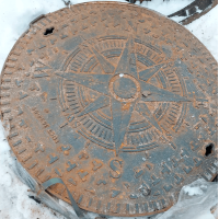 Люк чугунный сверхтяжелый круглый СТ (Е600) 650 мм ВЧ40 ГОСТ 3634-2019