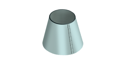 обечайку оцинкованную коническую 1420x720x12 мм Ст3 купить в Йошкар-Оле