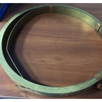 Полоса латунная 100x0,8 мм ЛС63-3 ГОСТ 2208-2007