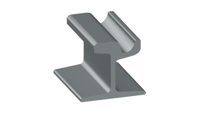 рельсы РТ60Е стальные трамвайные 7 м Э76 купить в Йошкар-Оле