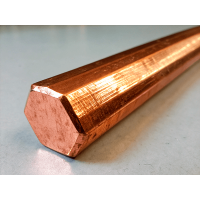 Шестигранник медный ДШГПП 10 мм М3 ГОСТ 1535-2006