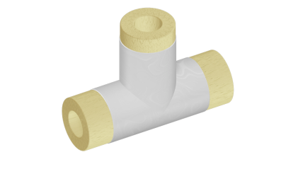 тройник теплоизоляционный минераловатный 108x38 мм купить в Йошкар-Оле