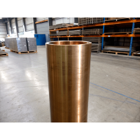 Труба бронзовая прессованная ГКР 10x1,5 мм БрА9Ж4 ТУ 48-21-418-74