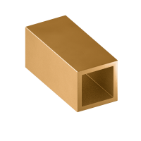 Труба латунная профильная квадратная ДКВНТ 10x10x1 мм Л90 ТУ 48-21-428-84