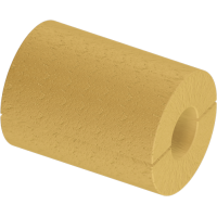 Цилиндр теплоизоляционный минераловатный вырезной без покрытия 1020x30x1000 мм НГ Ц 100 ГОСТ 23208-2022