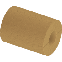 Цилиндр теплоизоляционный базальтовый вырезной без покрытия 1020x50x1000 мм Г1 Ц 100 ГОСТ 23208-2022