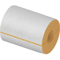 Цилиндр теплоизоляционный минераловатный вырезной оцинкованный 1020x30x1000 мм НГ Ц 150 ГОСТ 23208-2022